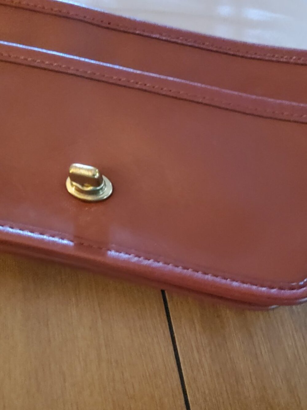 Coach 19914 Legacy Penny Crossbody or Shoulder Bag in Cognac - Picture 9 of 9